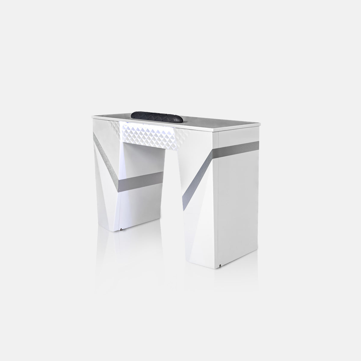 42" Onyx Single Table – White