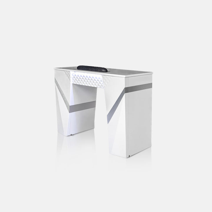 42" Onyx Single Table – White