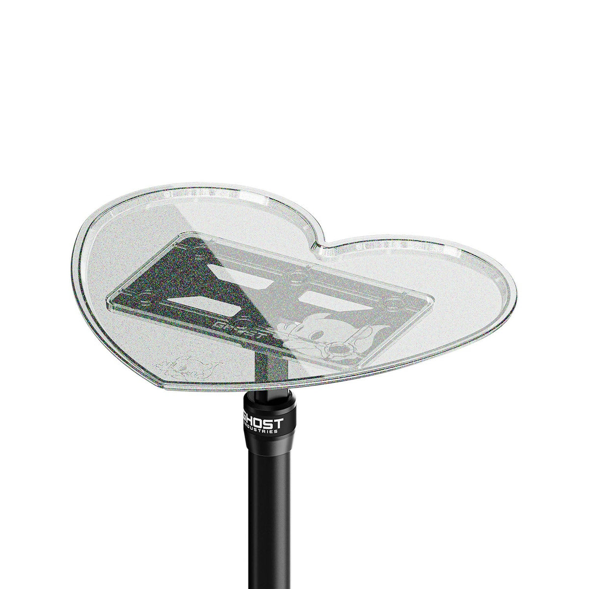 Ghost Heart Glitter Tray Top Lite Tray Base Full System