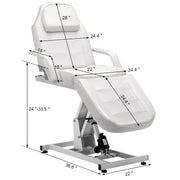 Barber Electric Massage Bed with One Motor for Height, Beauty Tattoo Chair, Salon Facial Adjustable Bed 0100