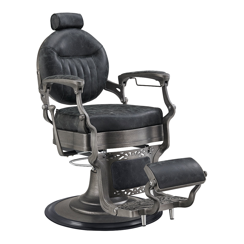 Kaiser Retro Style Barber Chair Vintage Black DIR