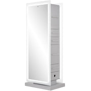 Magic Double LED Lighted Styling Station Silver Gray DIR
