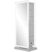 Magic Double LED Lighted Styling Station Silver Gray DIR