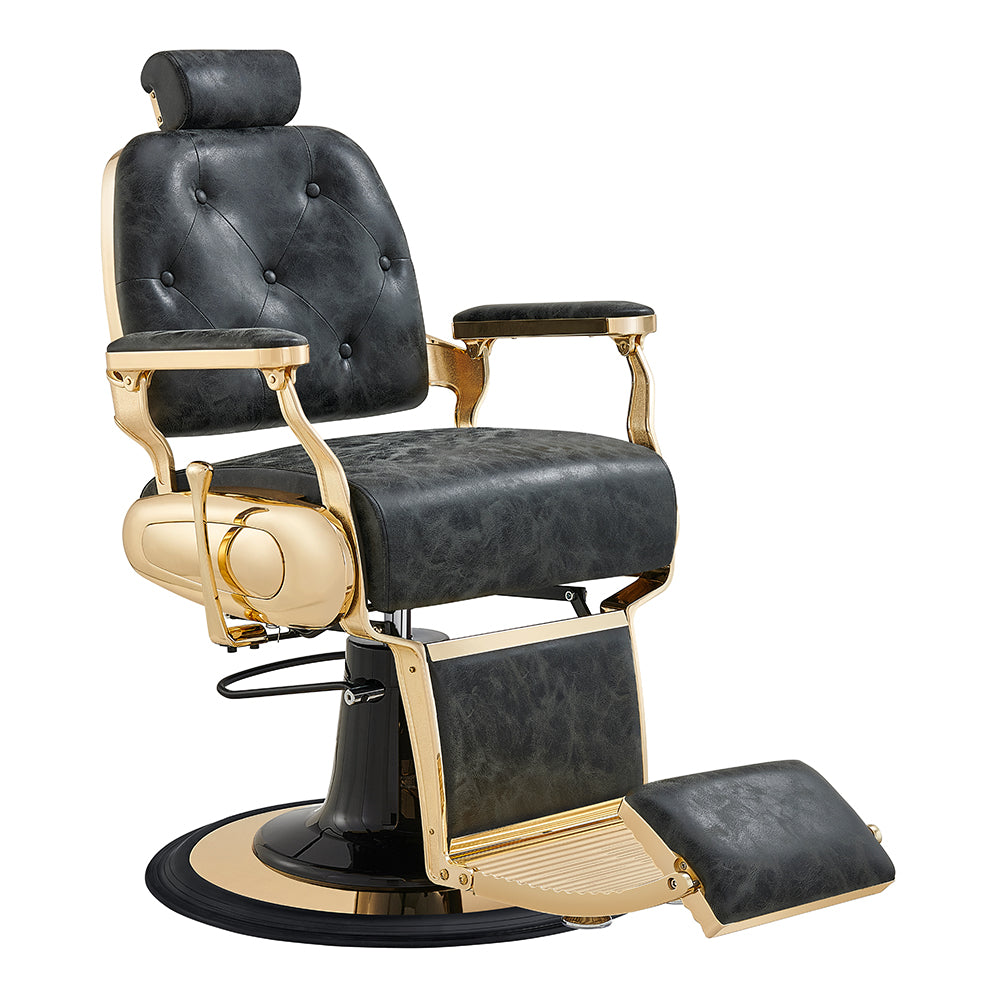 Cavalier Golden Barber Chair Vintage Black DIR