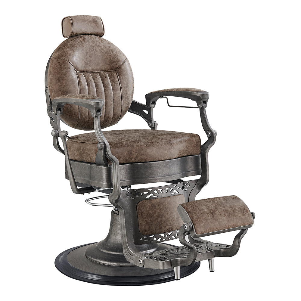 Kaiser Retro Style Barber Chair Vintage Brown DIR