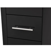 Adonis Single LED Lighted Styling Station Black DIR