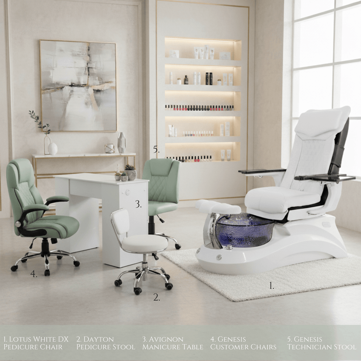 LOTUS 5 Set Package - White