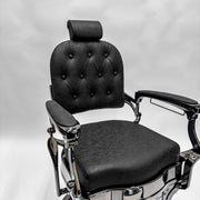 ATLAS 2.0 Black Chrome Vintage Style Barber Chair