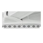 Apollo 4-Motors Electric Beauty Bed with Thermo Heat Gray DIR