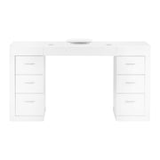 Cosmetic desk 324 with cassette dust absorber white