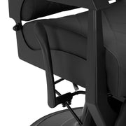 Gabbiano barber chair Bruno with black frame Black