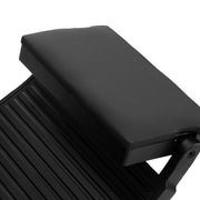 Gabbiano barber chair Bruno with black frame Black