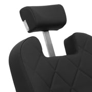 Gabbiano barber chair Bruno with graphite frame Black