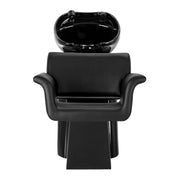 Hairdressing Wash Unit Gabbiano Lucca Black