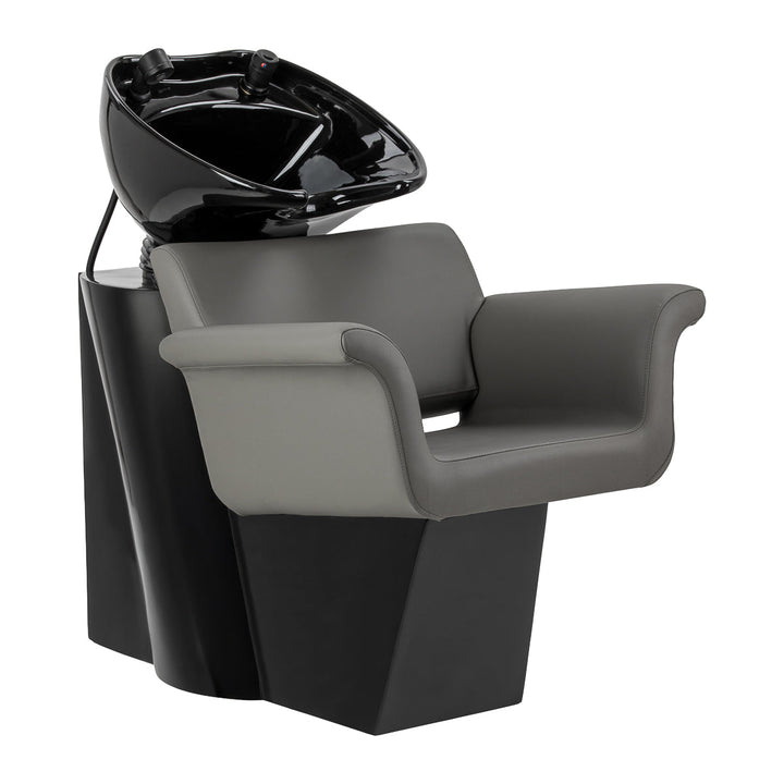 Hairdressing Wash Unit Gabbiano Lucca Grey
