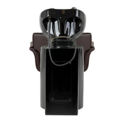 Hairdressing Wash Unit Gabbiano Lucca Brown