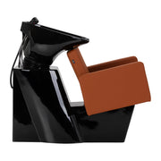 Gabbiano Vitoria brown hairdressing wash unit