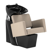 Gabbiano Vitoria hairdressing wash unit grey-beige