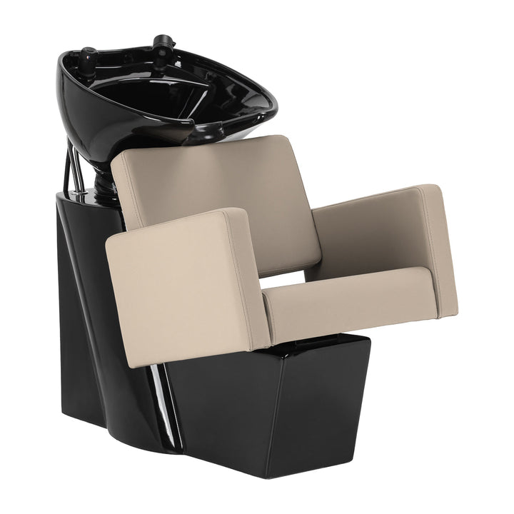 Gabbiano Vitoria hairdressing wash unit grey-beige