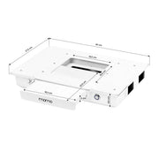Cosmetic desk with extractor fan G031 white