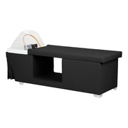 Gabbiano Head Spa Maldives hair washing bed black