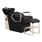 Hairdressing Wash Unit Omega Marina Black