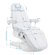 Azzurro Lux cosmetic chair 3m white