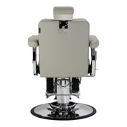 Gabbiano Visionerio barber chair grey chrome frame