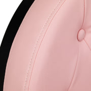 Barber Chair Gabbiano President Pink With Black Base
