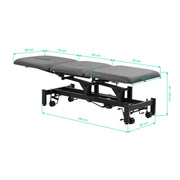 Balance Solidum 3 Hydraulic Massage & Physiotherapy Table - Grey