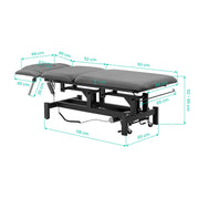 BALANCE Eso 5 Electric Massage & Physiotherapy Table with Pivot - Grey
