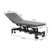 BALANCE Solidum 5 Hydraulic Massage & Physiotherapy Table - Grey