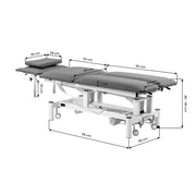 BALANCE Eso Pro Electric Massage & Physiotherapy Table - Grey