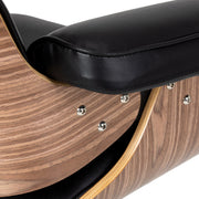 Gabbiano Florencja Black & Walnut Hairdressing Chair