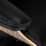 Gabbiano Florencja Black & Walnut Hairdressing Chair