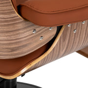 Gabbiano Florencja Brown Hairdressing Chair With Black Base