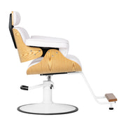 Gabbiano Florence Hairdressing Chair White With White Base
