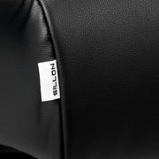 Sillon Alba black eyelash treatment chair with gold base