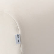 Sillon Umbra white eyelash treatment chair with gold base