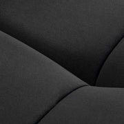 Sillon Corona eyelash treatment chair, black with gold base