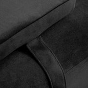 Sillon Corona eyelash treatment chair, black with gold base