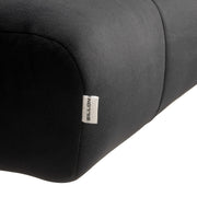 Sillon Corona eyelash treatment chair, black with gold base