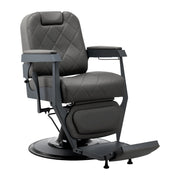 Gabbiano Bruno Graphite Barber Chair With Grey Base