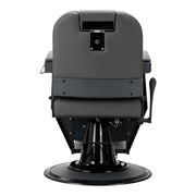 Gabbiano Bruno Graphite Barber Chair With Grey Base