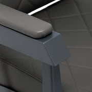Gabbiano Bruno Graphite Barber Chair With Grey Base