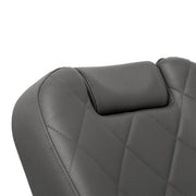 Gabbiano Bruno Graphite Barber Chair With Grey Base
