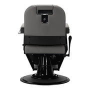 Gabbiano Bruno Graphite Barber Chair With Black Base