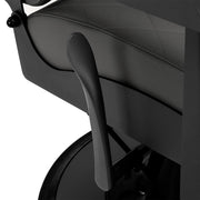 Gabbiano Bruno Graphite Barber Chair With Black Base
