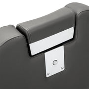 Gabbiano Bruno Graphite Barber Chair With Black Base