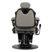 Barber chair Gabbiano Francesco grey with a black base
